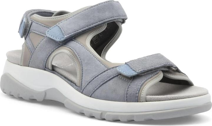 Semler | Samt Cevro Sky Aqua Grigio