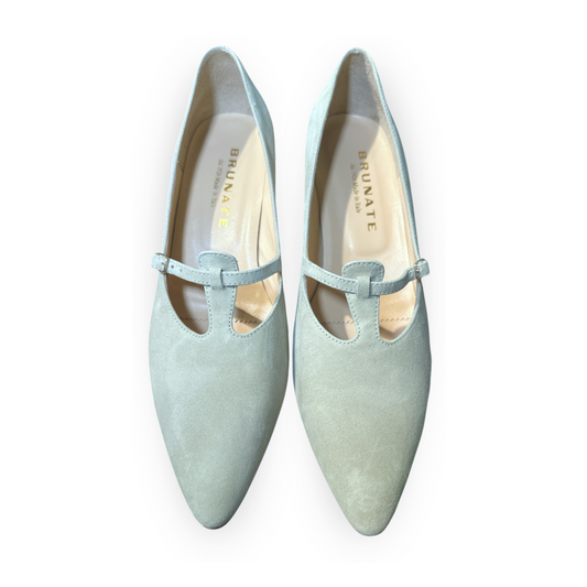 Brunate | Suede Pumps - Sage Green