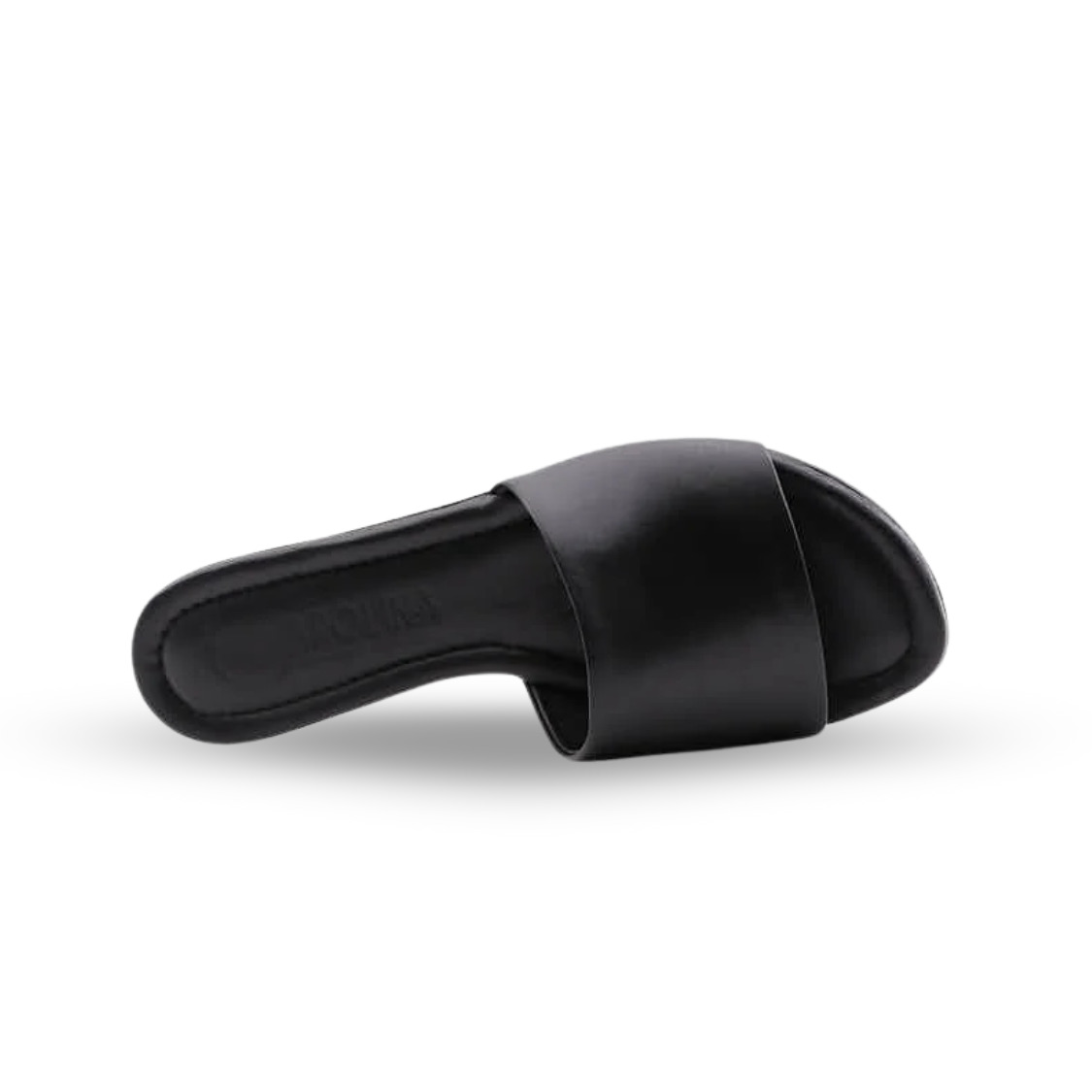 Donna Carolina | Slipper – Gesso & Black Nappa