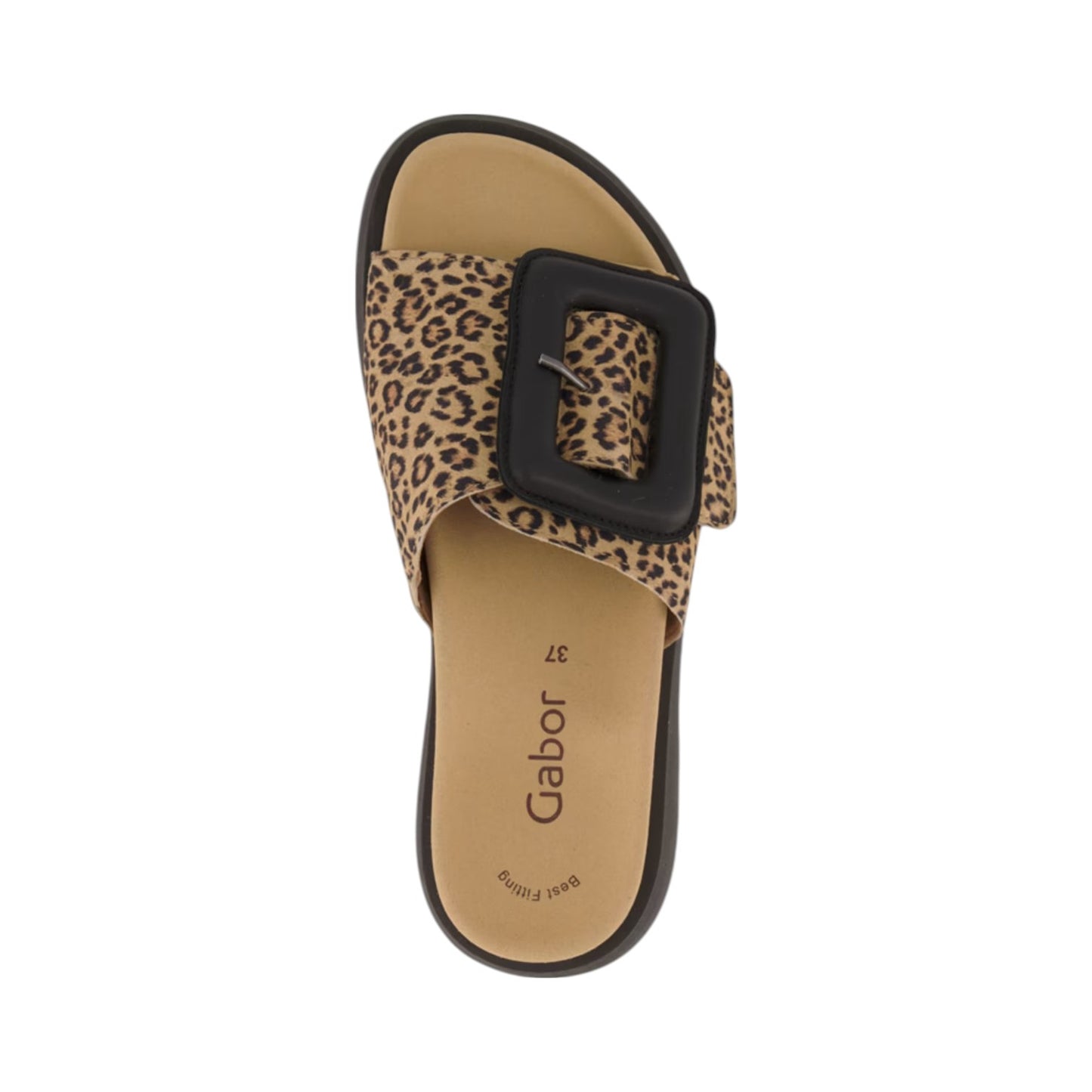 Mule de piel napa - Plateado | Gabor