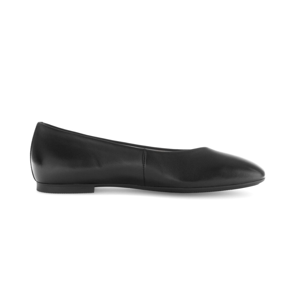 Gabor | Leather Ballerina - Soft Pink & Black Nappa