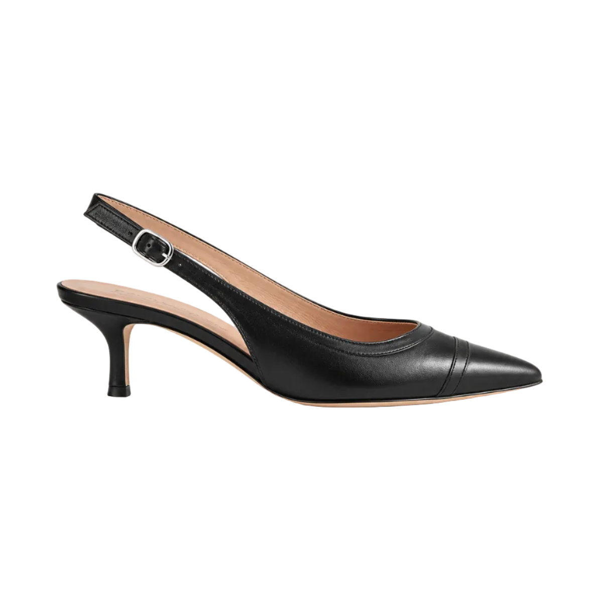 Big Shoes Privé | Black Sling Pump