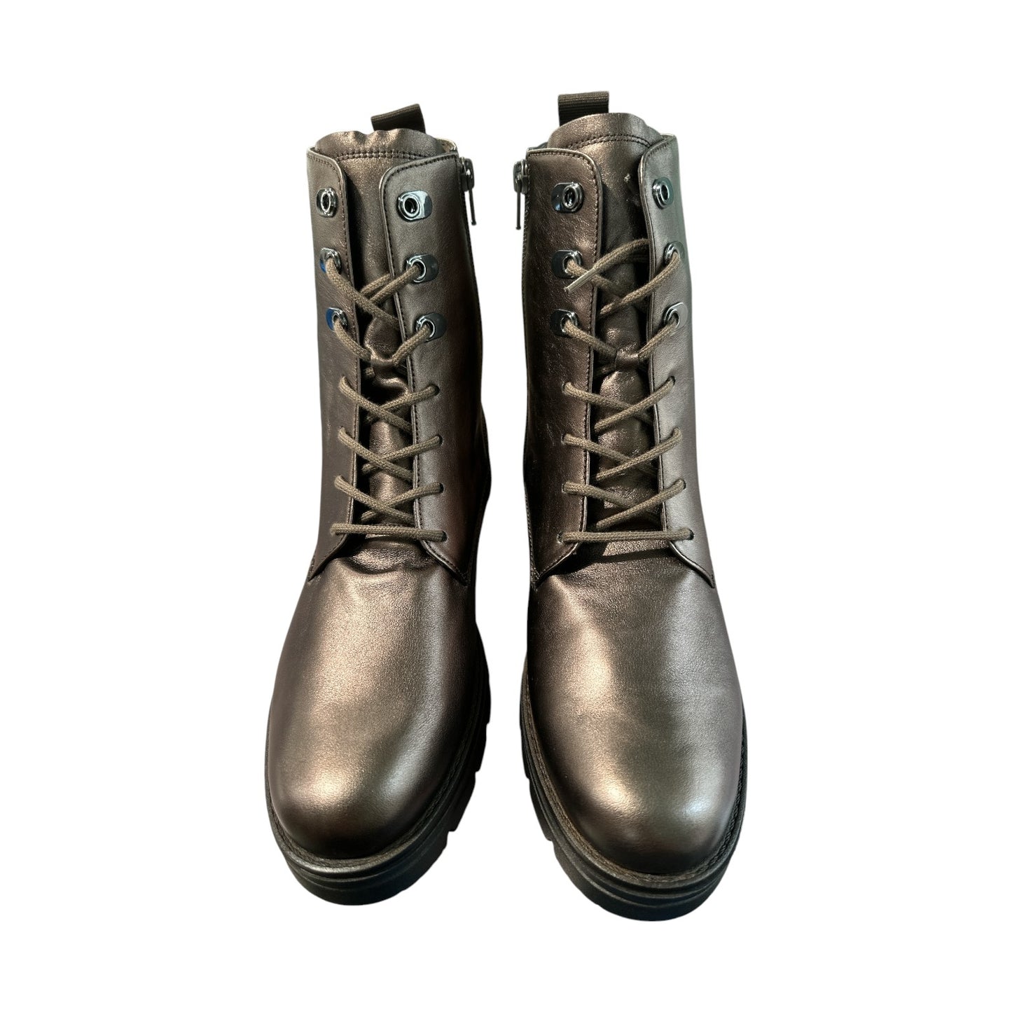 Big Shoes Privé | Lace-Zip City Bronce Boot