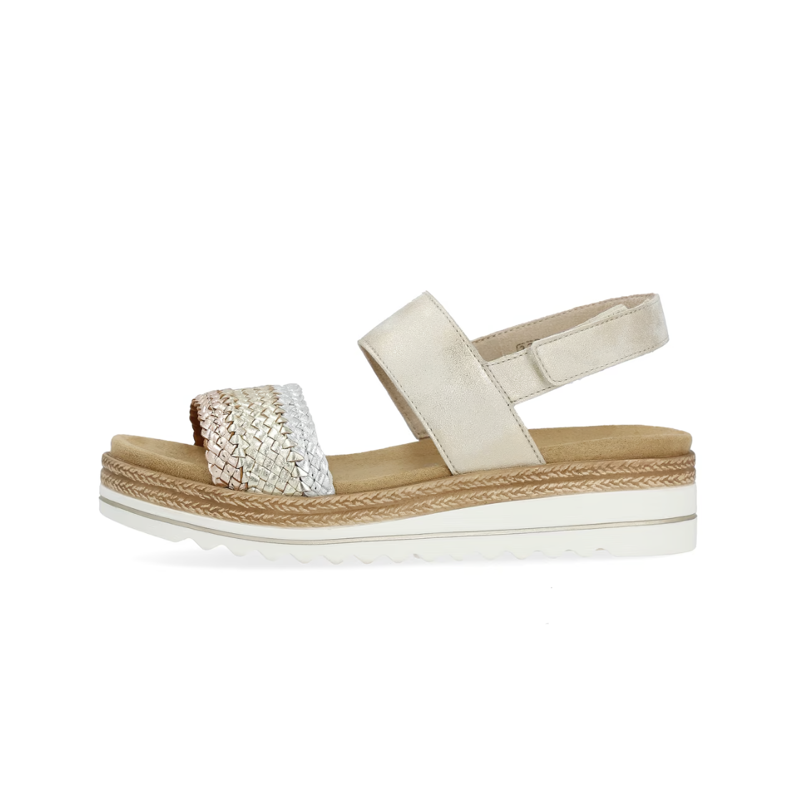 Remonte | Sandal - Metallic Trio
