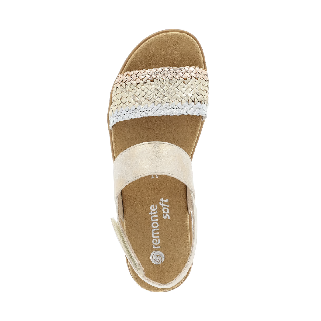 Remonte | Sandal - Metallic Trio