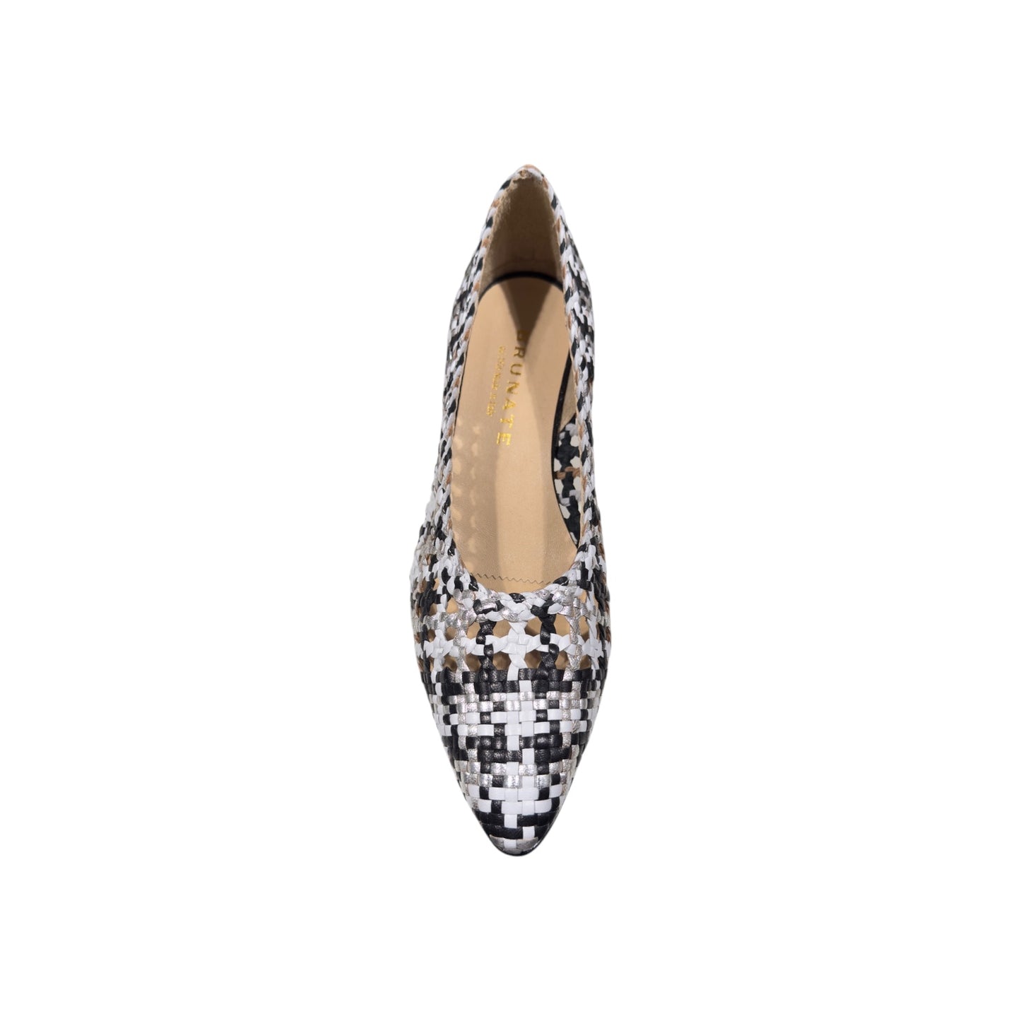 Brunate | Black & White Woven Optical