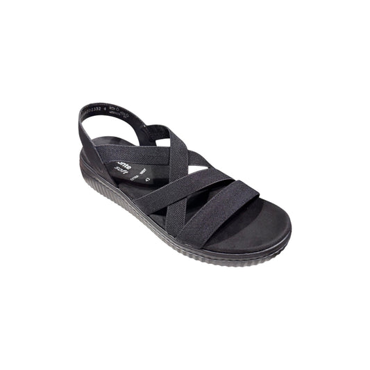 Remonte | Black Sandale Elastik
