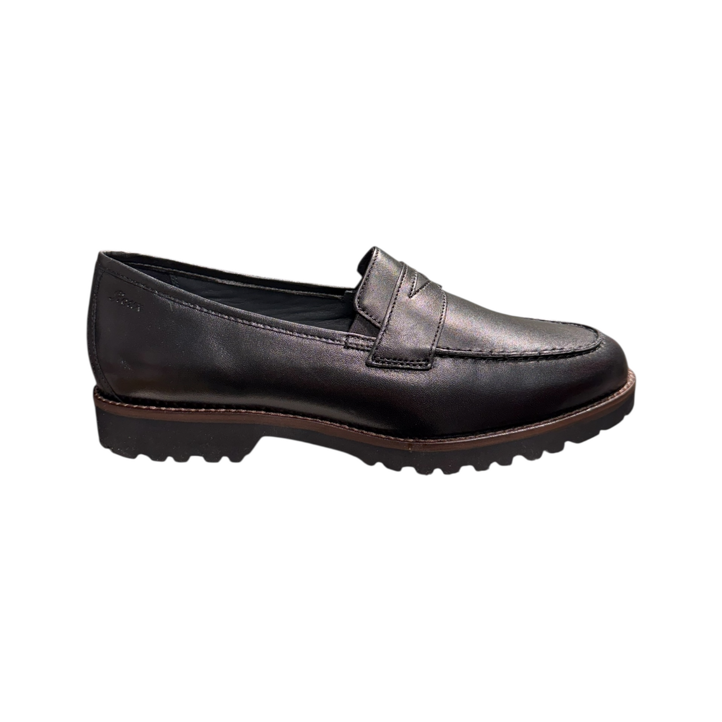 Sioux | Meredith Moccasin Lamb Black