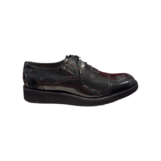 Big Shoes Privée | Piergentili Lackleder Dora 618 Zeppa