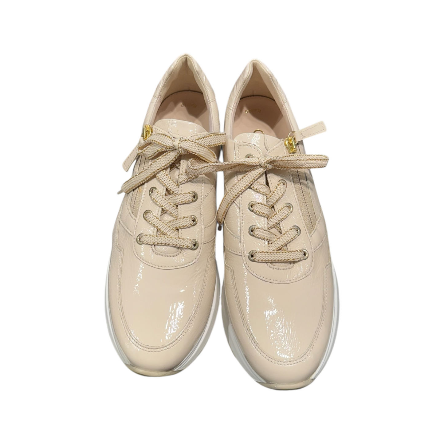 Gabor | Beige Latte Gold Sneaker