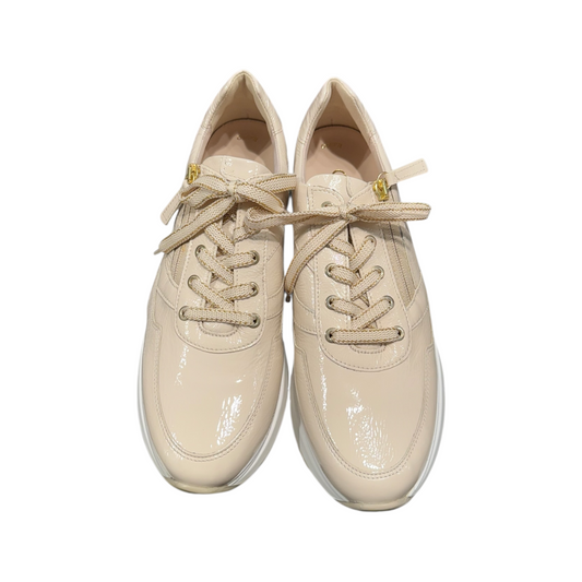 Gabor | Beige Latte Gold Sneaker