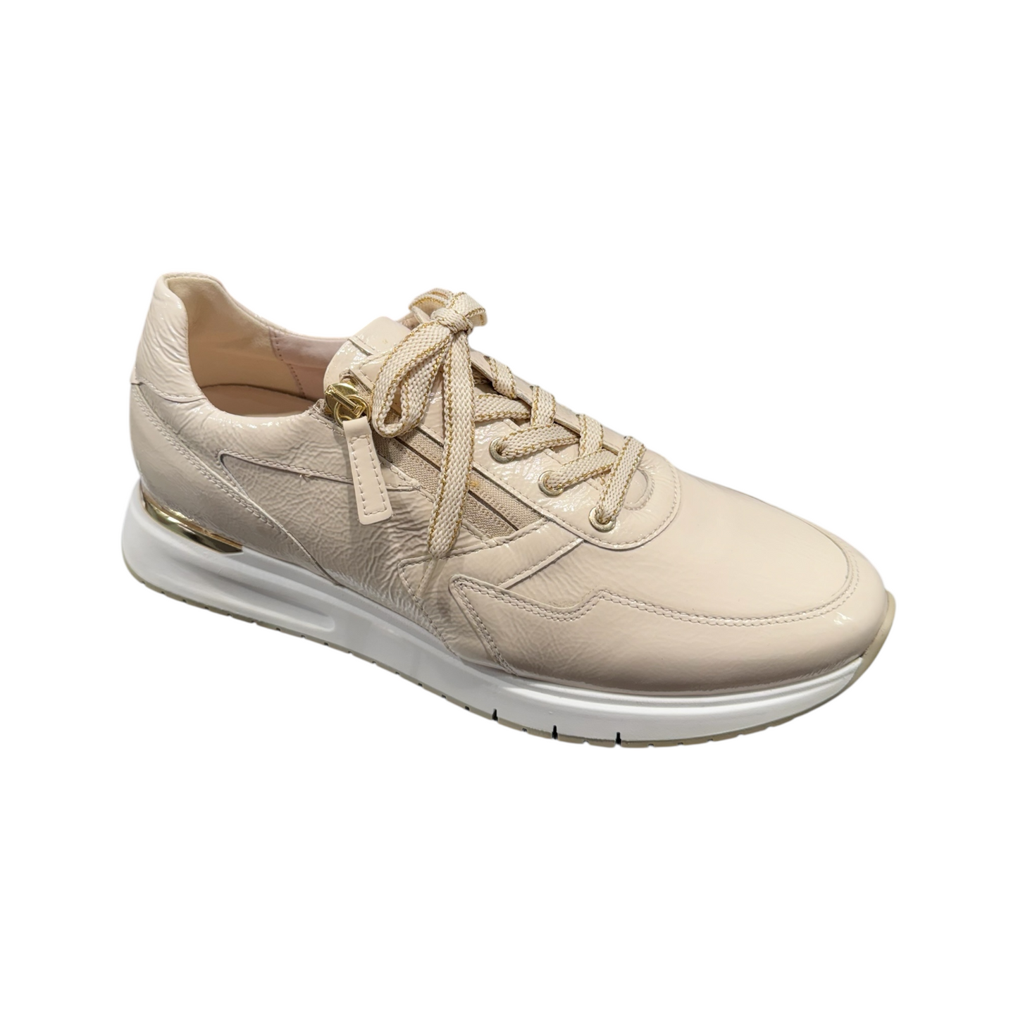 Gabor | Beige Latte Gold Sneaker