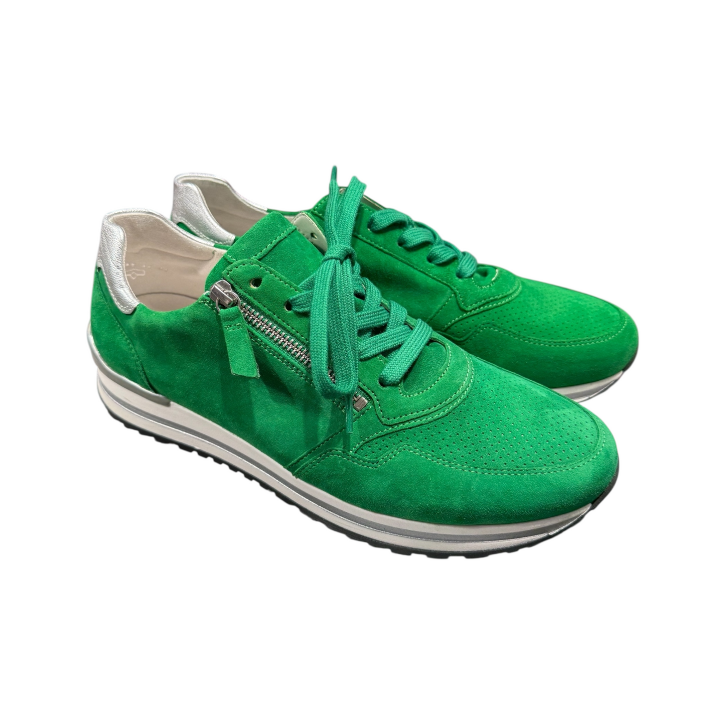 Gabor | Samtchevreaux Verde Sneaker