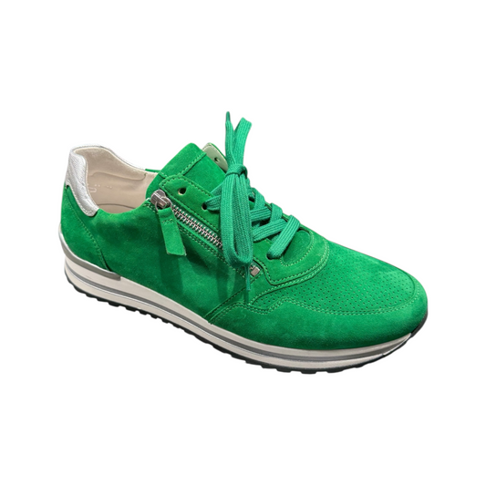 Gabor | Samtchevreaux Verde Sneaker