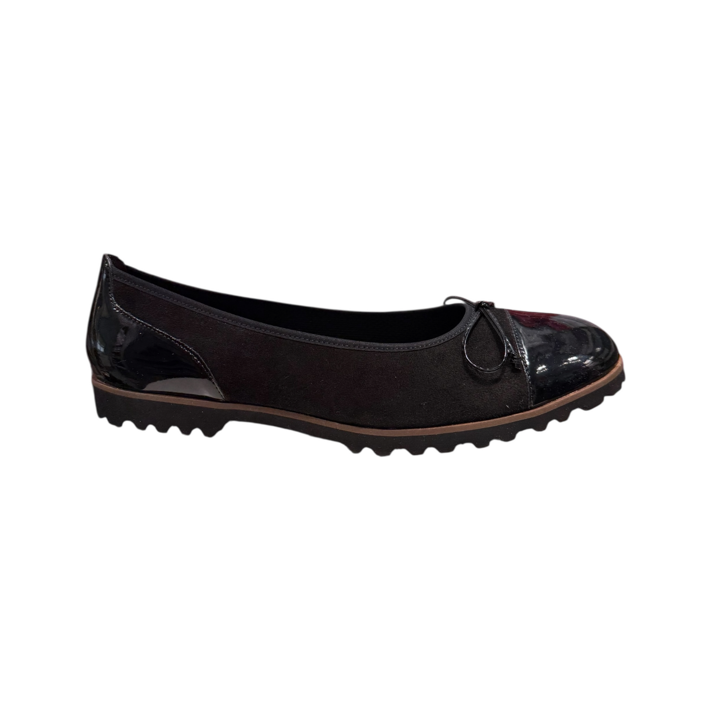 Gabor | Schwarz Cognac Ballerina