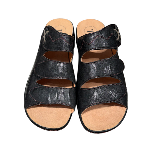 Think!! | Schwarze Sandale