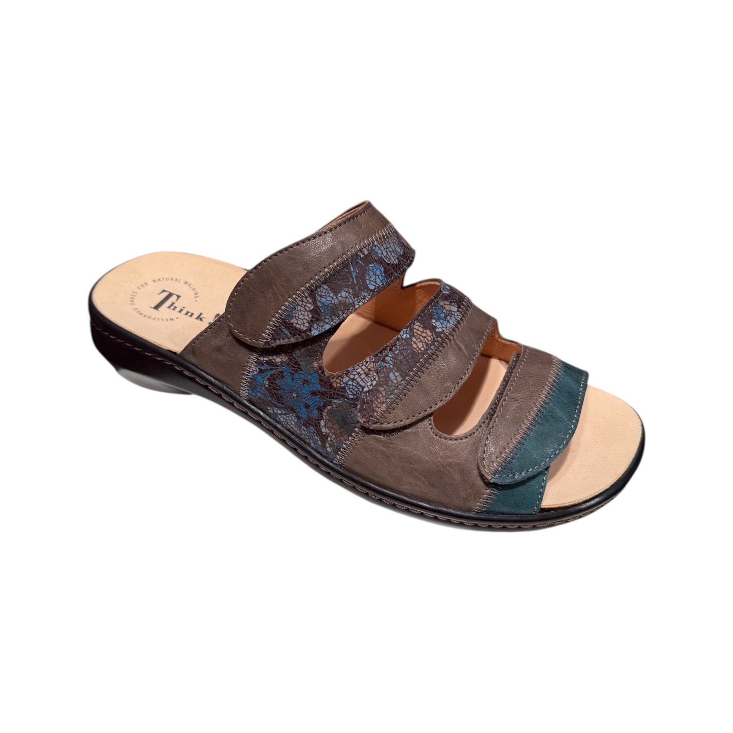 Think! | Earthly Blue Brown Sandale
