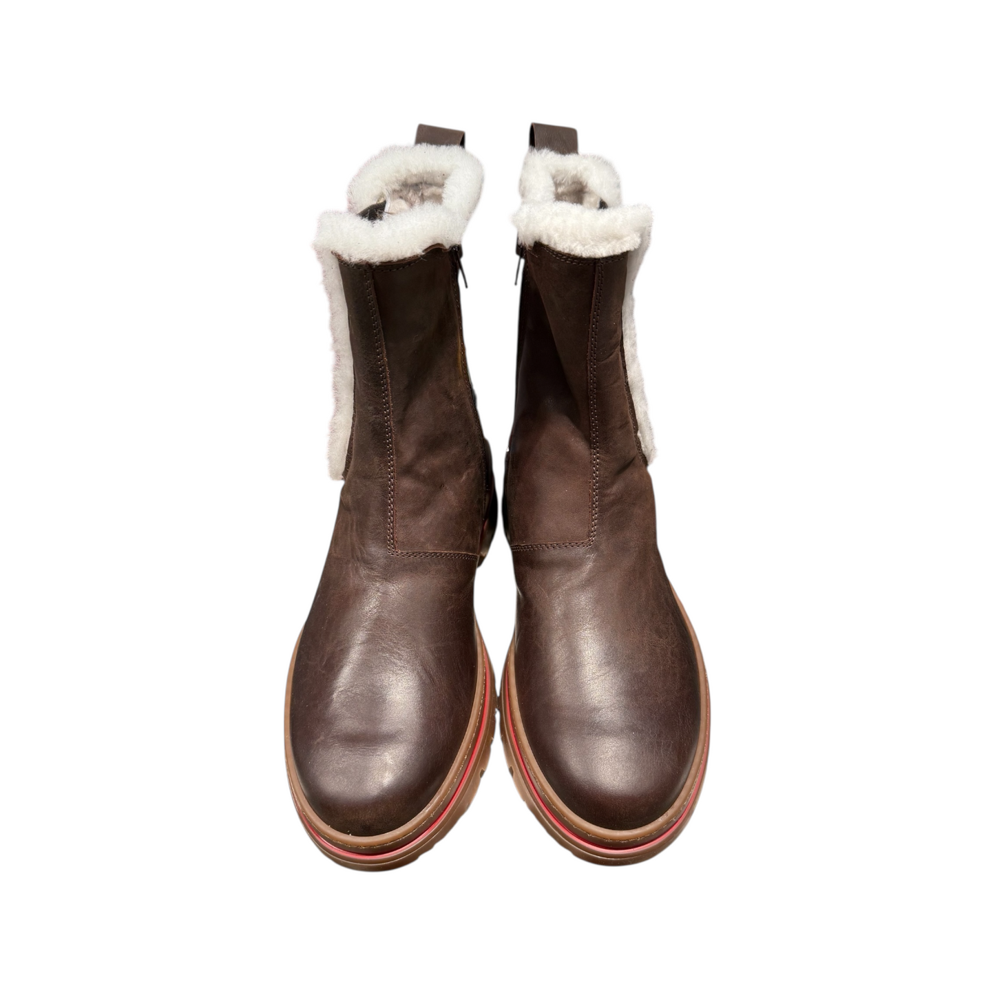 Big Shoes | Braun Stiefel Gefüttert