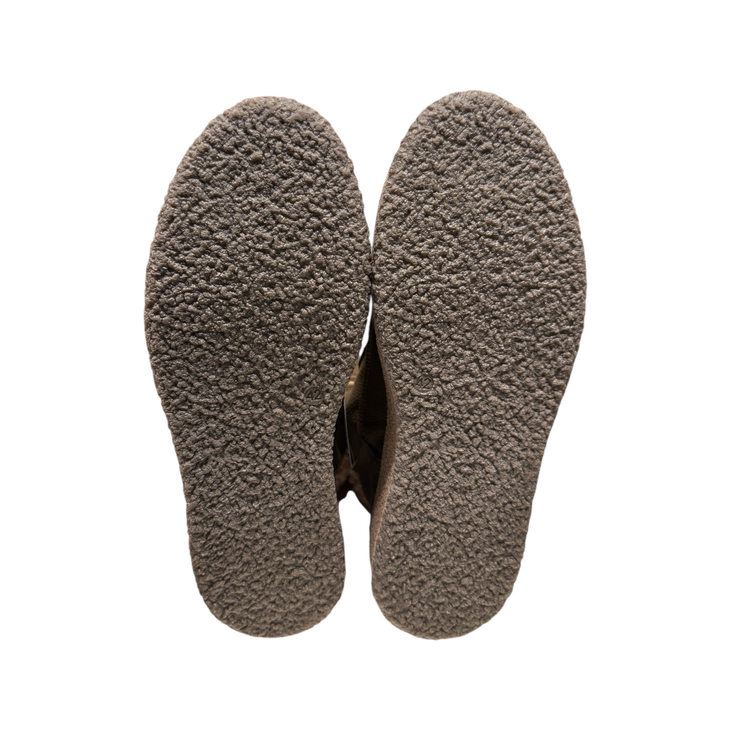 Big Shoes | Grün Ecru Stiefel Gefüttert