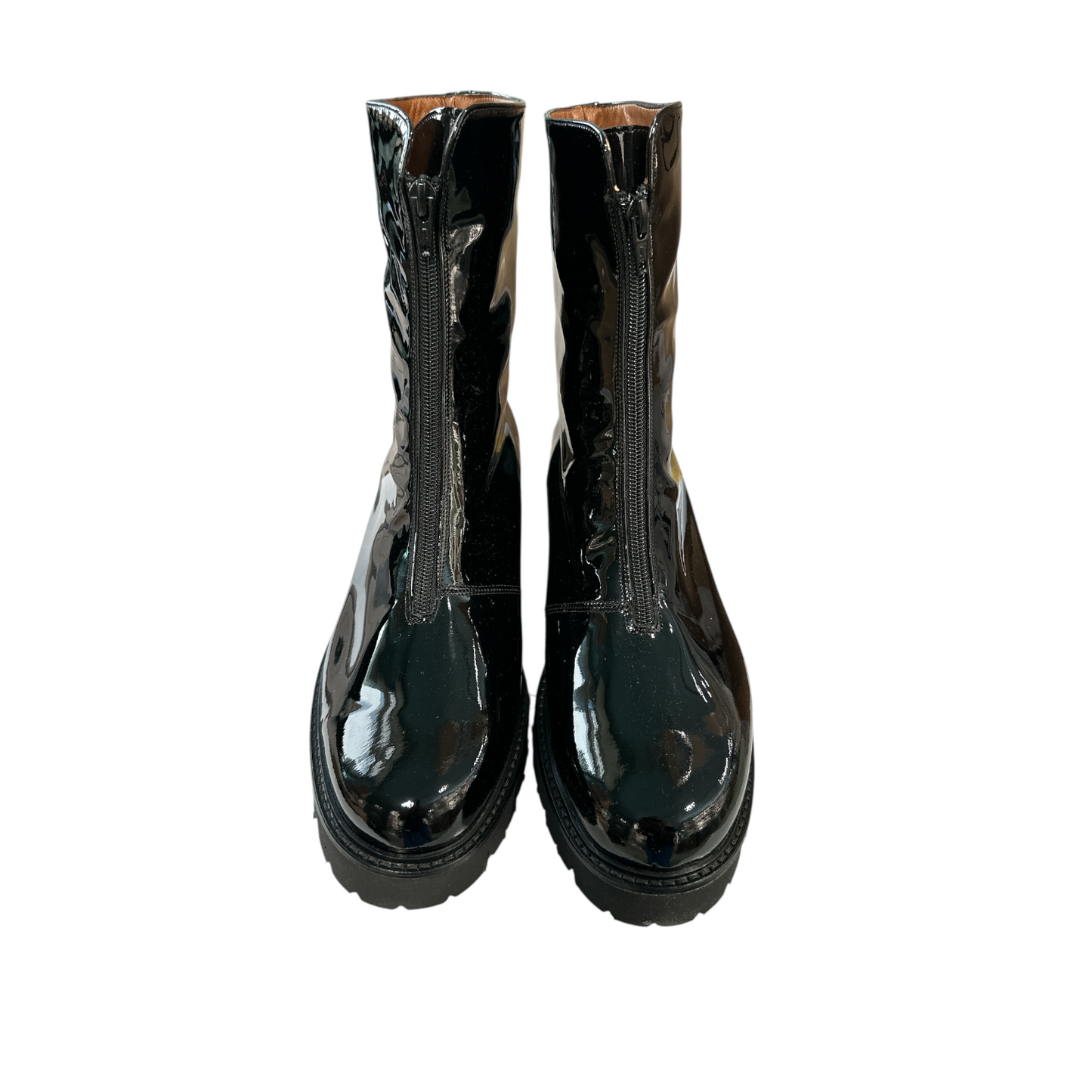 Lorbac | Glossy Ankle Black Boot