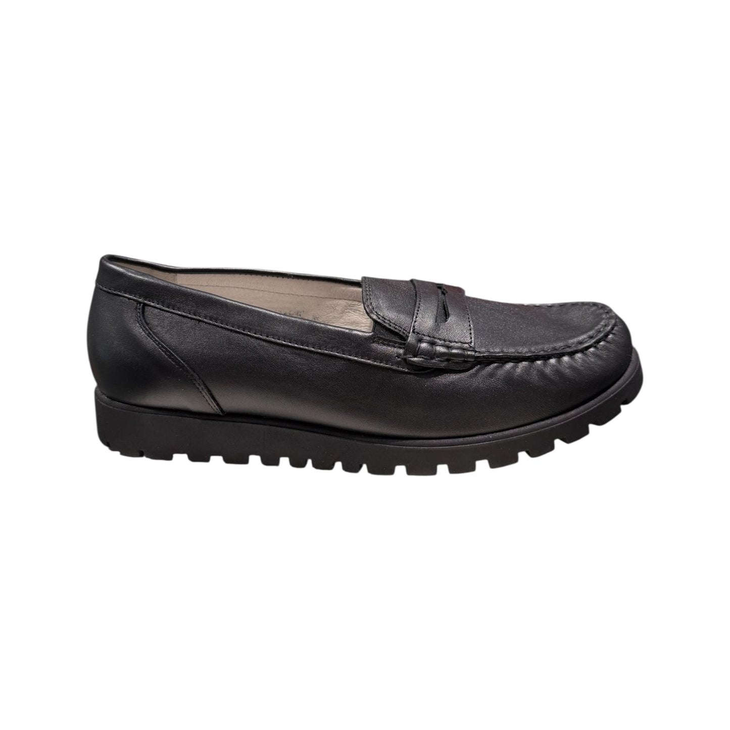 Waldläufer | Hegli Nappa Schwary Mocassin Loafer