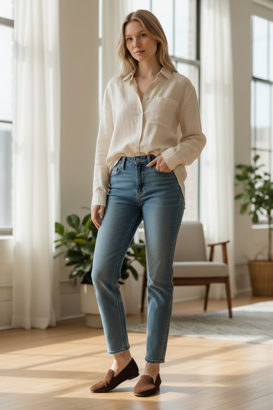 Donna Carolina | Loafer Camoscio Ciocco