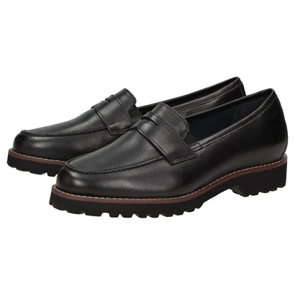 Sioux | Meredith Moccasin Lamb Black