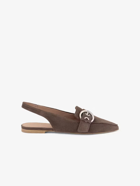 Kennel & Schmenger | Suede Coco Silver Sandale Sling