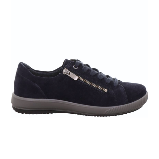 Legero | White & Blue Nappa Leather Sneaker