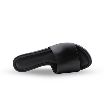 Donna Carolina | Slipper – Gesso & Black Nappa