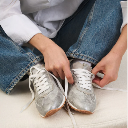 Donna Carolina Sneaker – Crack Platino