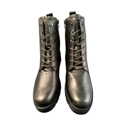 Big Shoes Privé  |  Lace-Zip City Bronce Boot