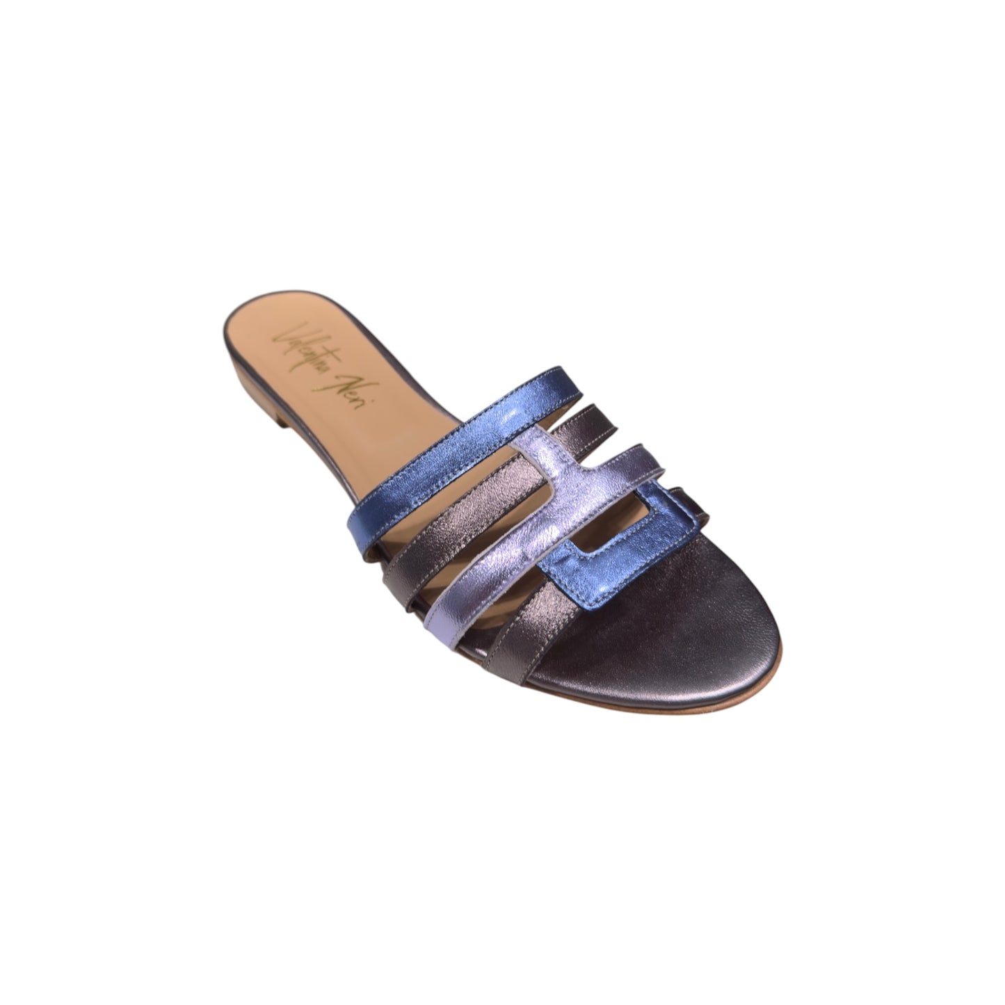 Big Shoes Privé | Sandale Jeans Glicine Acciaio