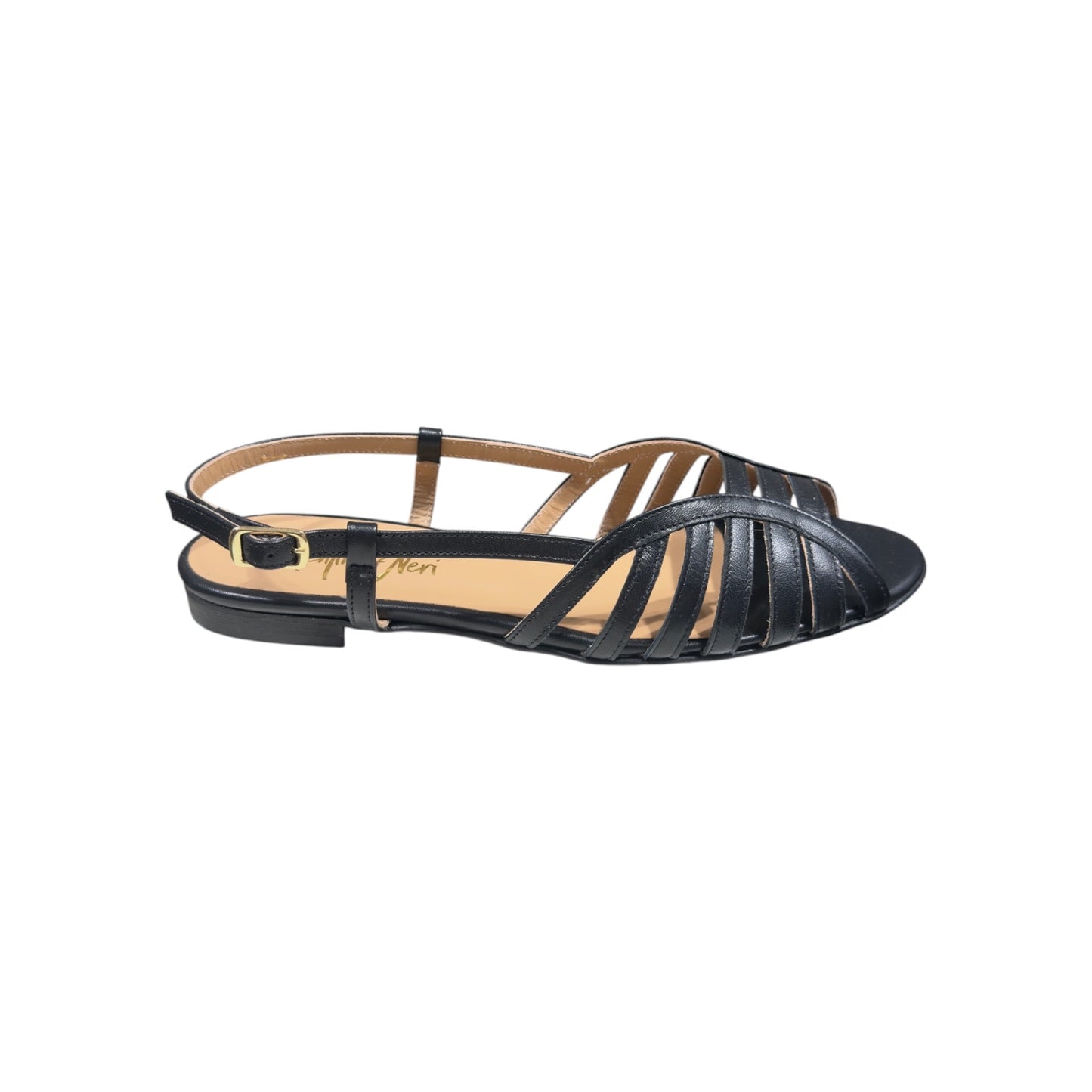 Big Shoes Privé | Sandale Nappa Nero