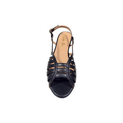 Big Shoes Privé | Sandale Nappa Nero