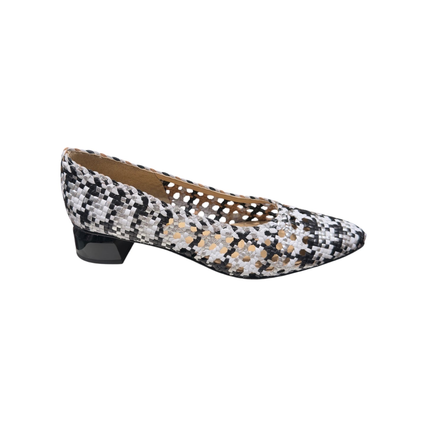 Brunate | Black & White Woven Optical