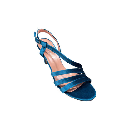 Big Shoes | Pumps Dragon Velvet Blue