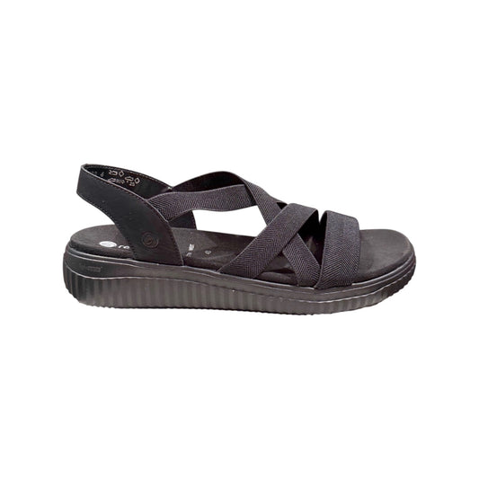 Remonte | Black Sandale Elastik