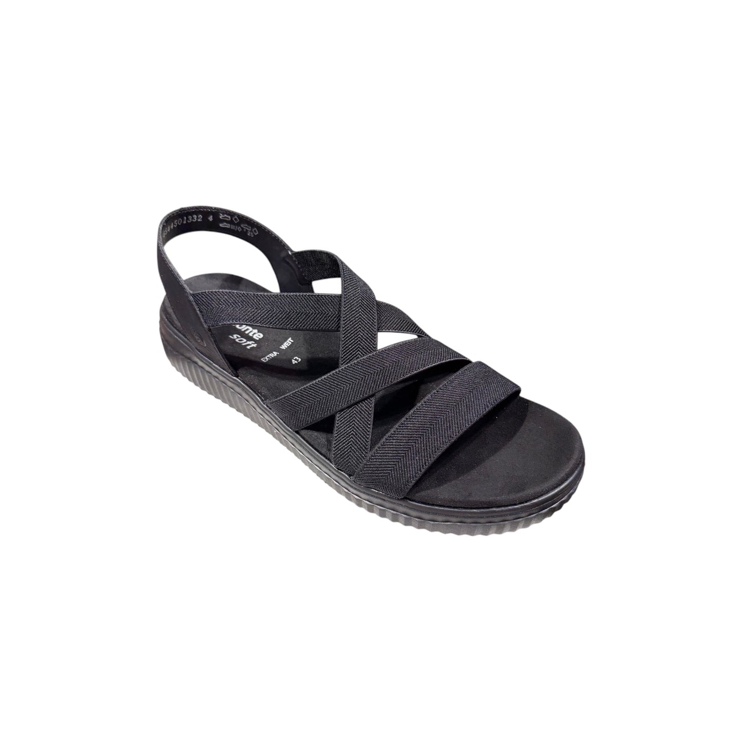 Remonte | Black Sandale Elastik