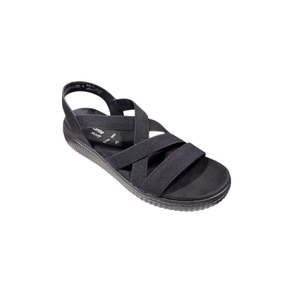 Remonte | Black Sandale Elastik