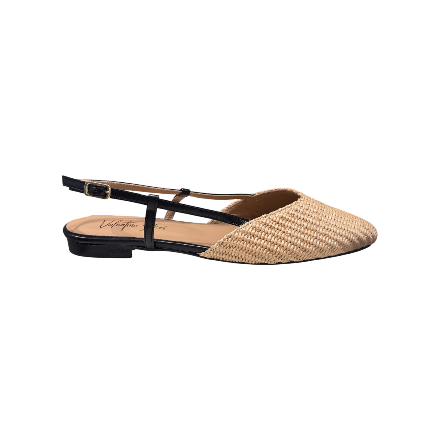 Big Shoes Privé | Sandale Raffia Biscotto