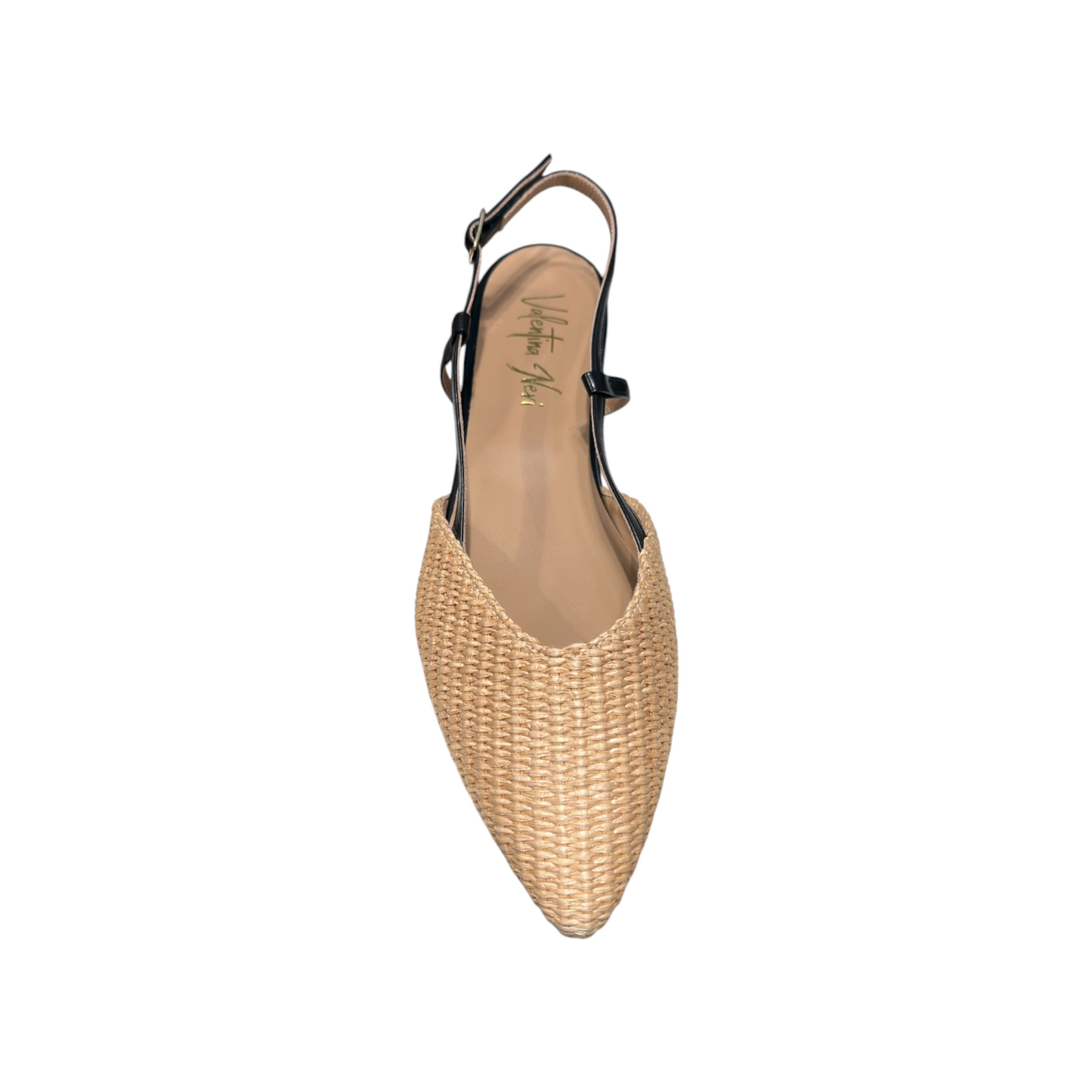 Big Shoes Privé | Sandale Raffia Biscotto