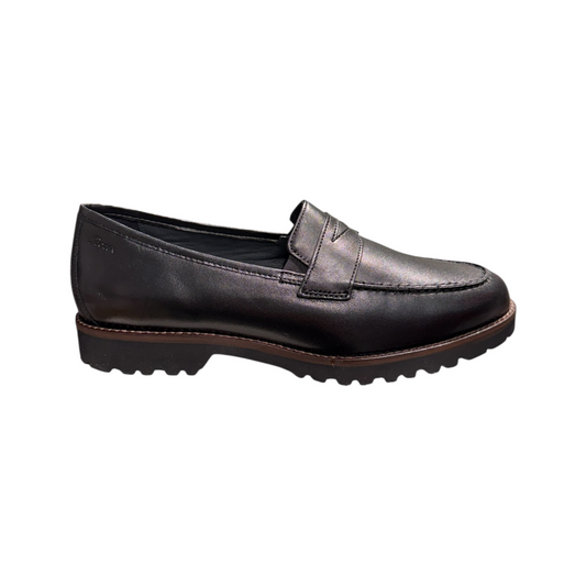 Sioux | Meredith Moccasin Lamb Black