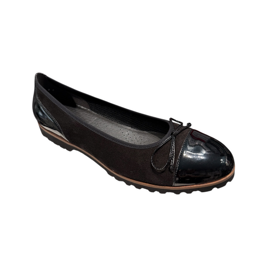 Gabor | Schwarz Cognac Ballerina