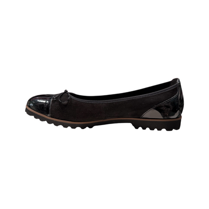 Gabor | Schwarz Cognac Ballerina