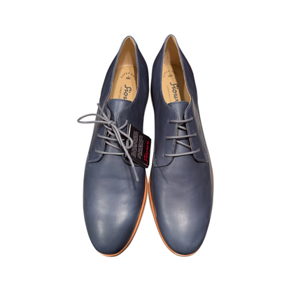Sioux | Blauer Schnurschuh narrow fit