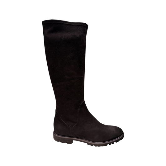 Brunate |  Schwarz Velour Stiefel