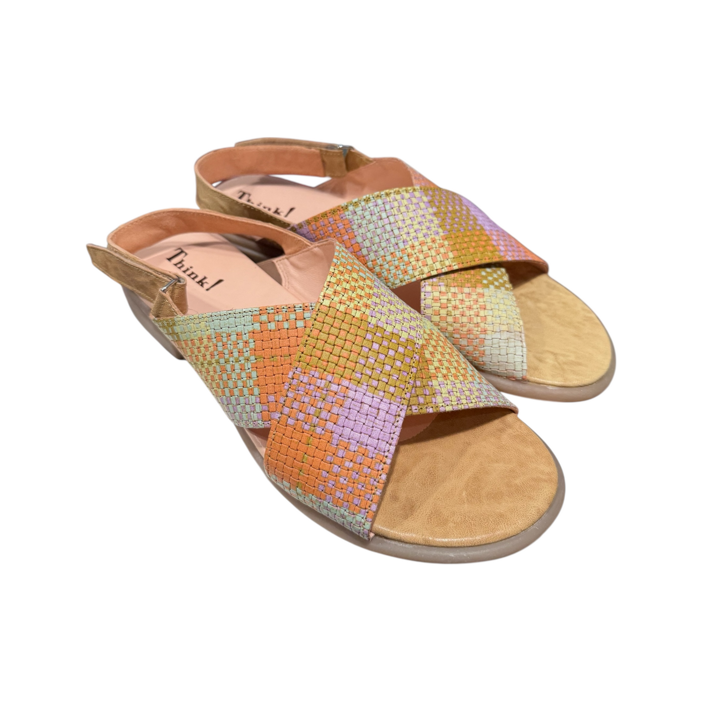¡PENSAR! | Sandalia Pastel Regenbogen