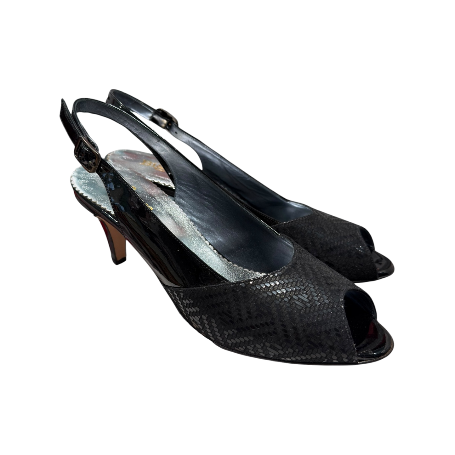 Big Shoes Privé | Sling Pump Piergentili Black
