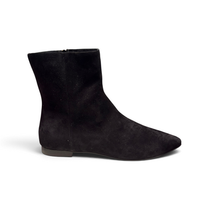 Big Shoes Privée | Stiefelette Suede Schwarz